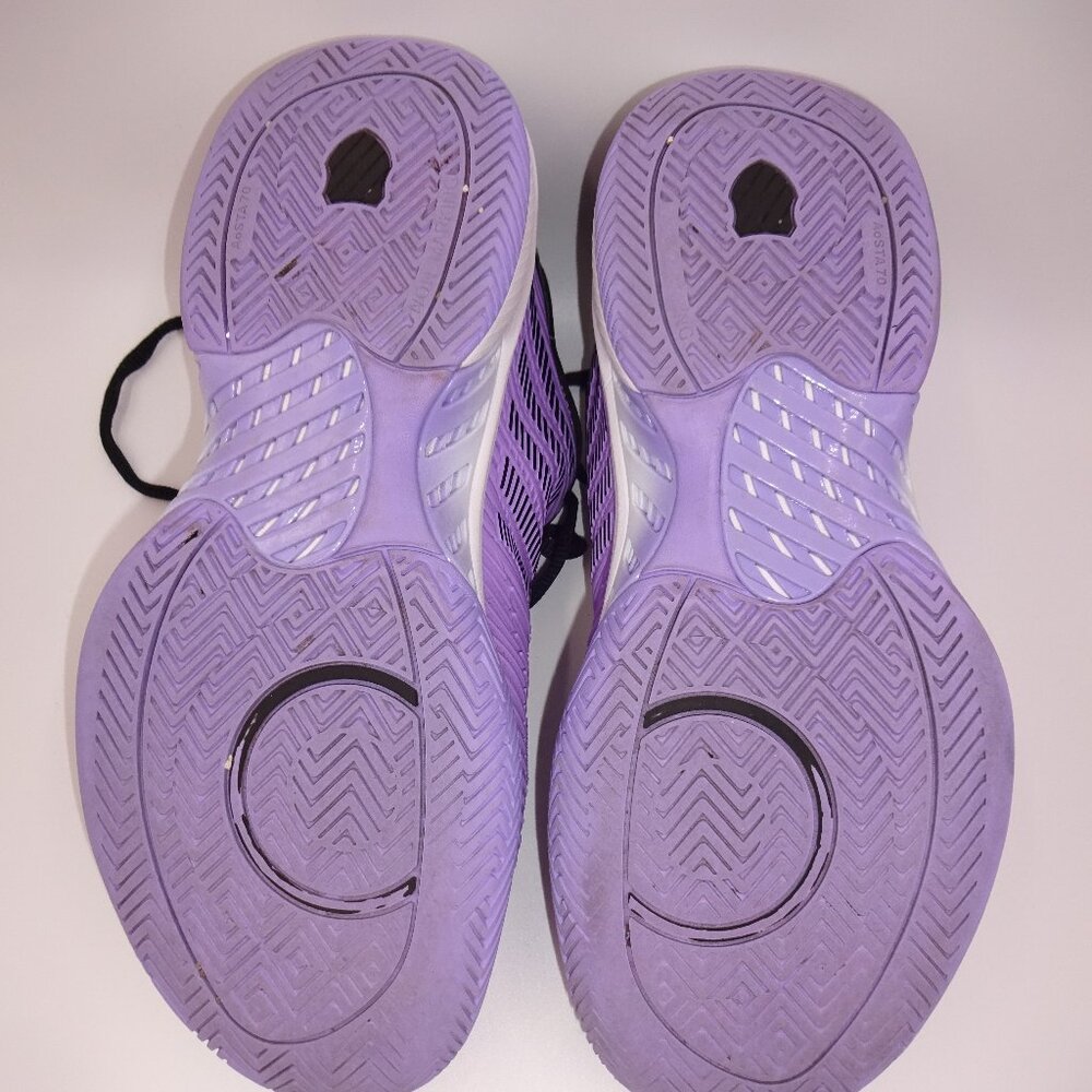 Womens K-Swiss Hypercourt Supreme Size 10 Purple & Black Tennis Shoes Sneakers - Picture 9 of 10